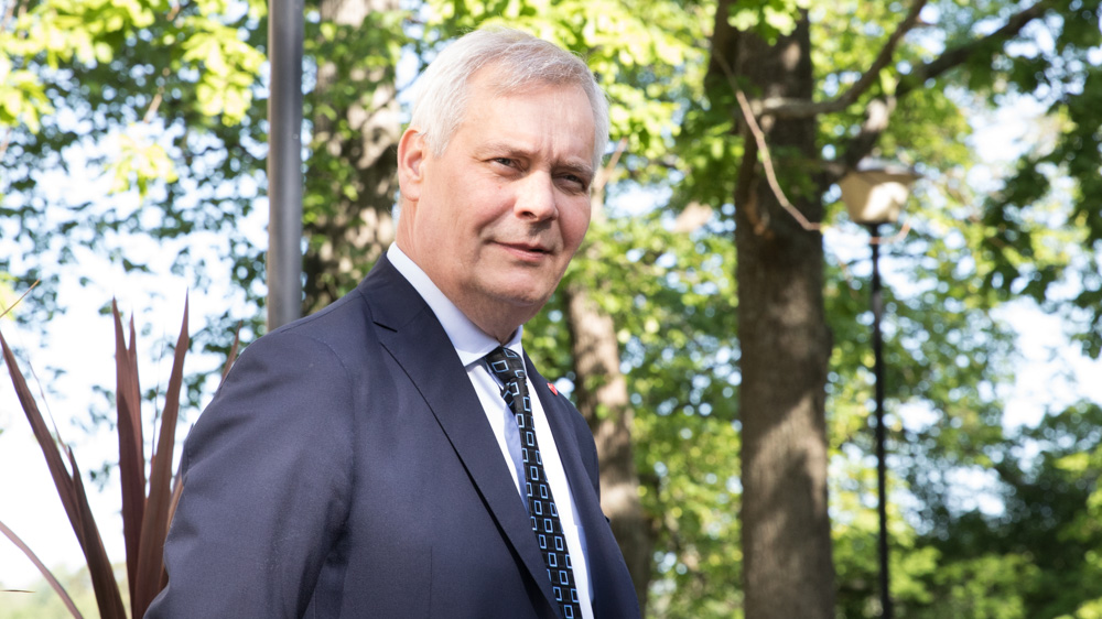 Prime Minister Antti Rinne in Kesäranta, Prime Minister's Official Residence